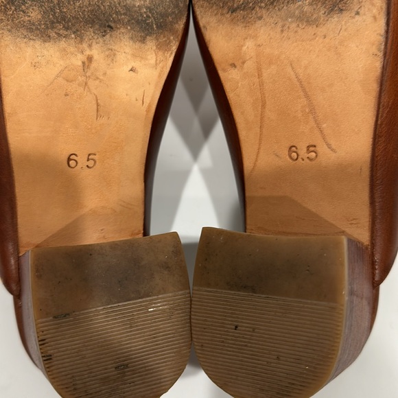 Nisolo All-Day leather upper and sole heel mule slide rust brown size 6.5 - Picture 5 of 10